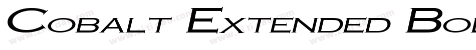 Cobalt Extended Bold Italic字体转换